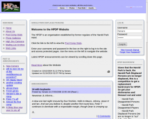 The 2004 HPDP site